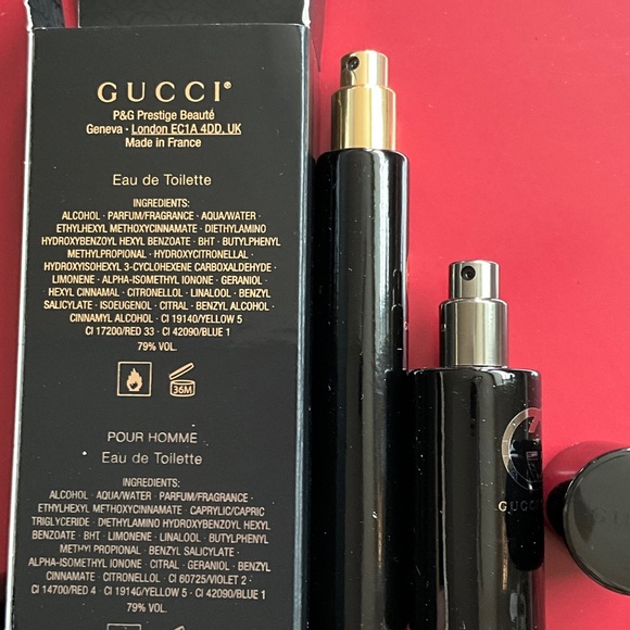 Gucci Guilty Eau de Toilette For Women and Guilty for Men. Travel Sprays - Picture 4 of 8